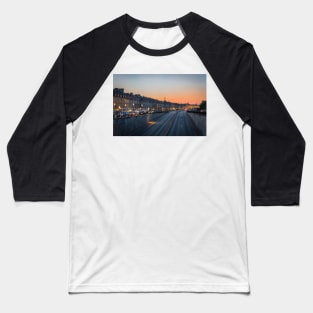 Sunset on Bordeaux Baseball T-Shirt